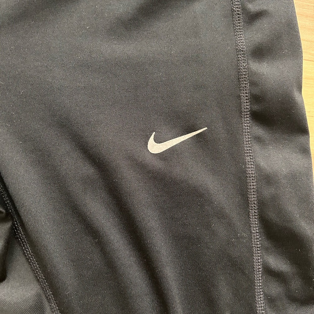Women’s NIKE DRI FIT running soccer tennis yoga fitness workout tights M EUC - Picture 3 of 11